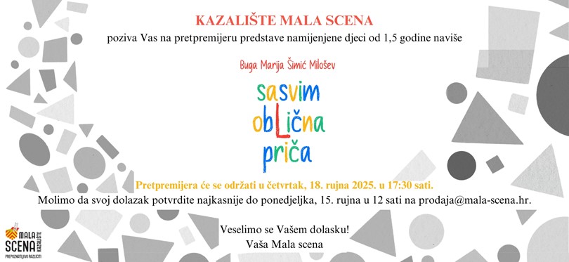 Nova predstava za vrtićance!